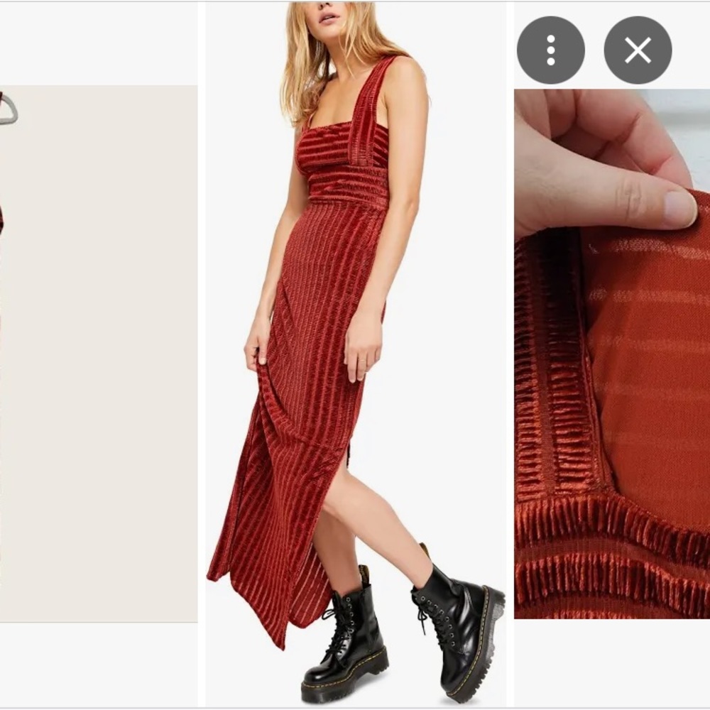 Free People Velvet Maxi Dress